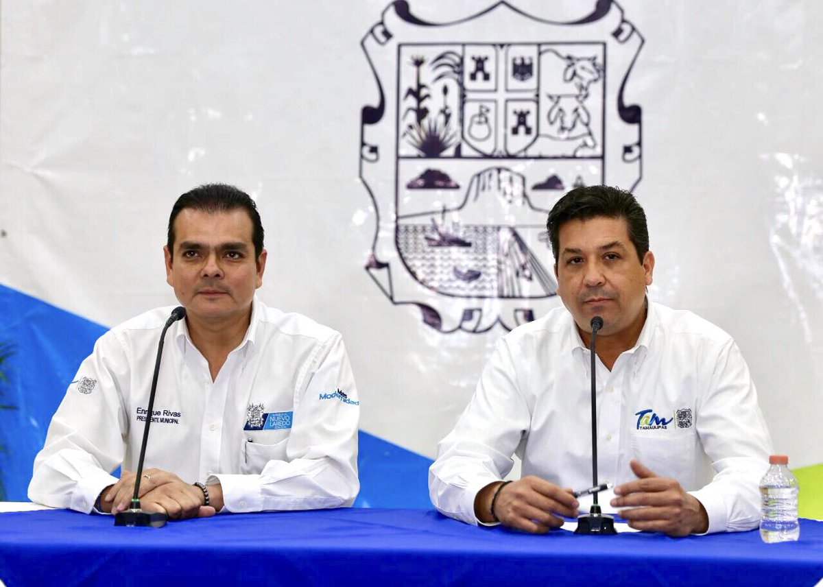 Unen esfuerzos Cabeza de Vaca y Enrique Rivas por Nuevo Laredo ... - Alcaldes de México