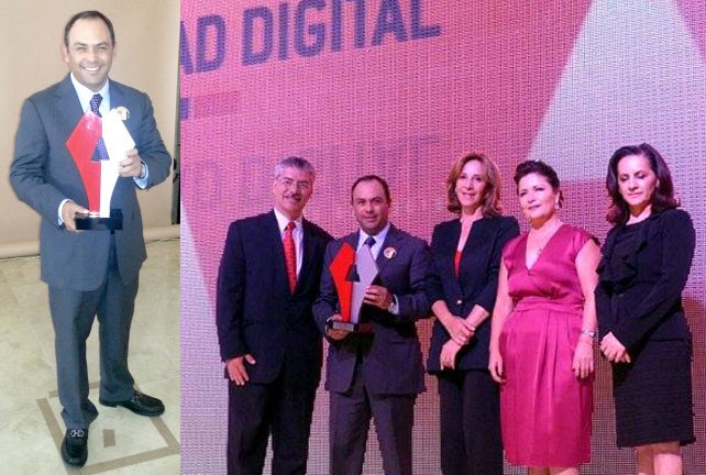 Recibe alcalde premio a chihuahua como ciudad digital