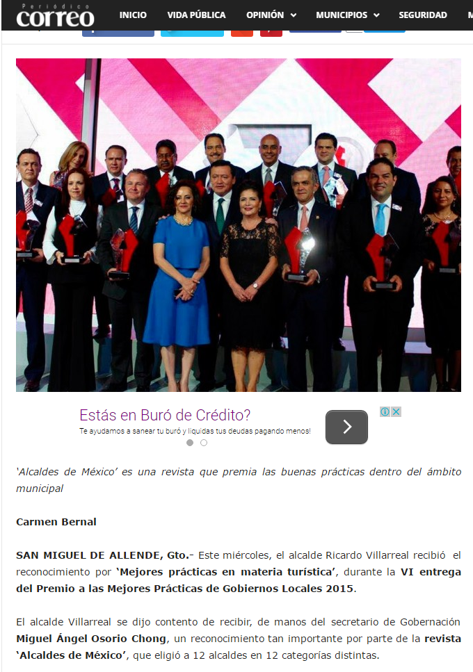 Premian a San Miguel de Allende por buenas prácticas turísticas