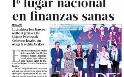 1° lugar nacional en finanzas sanas