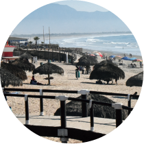 Turistas visitan el municipio