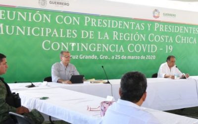 Gobernador de Guerrero pide a alcaldes sumarse a acciones contra el COVID-19