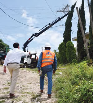 Pronta reacción de CFE ante sismo