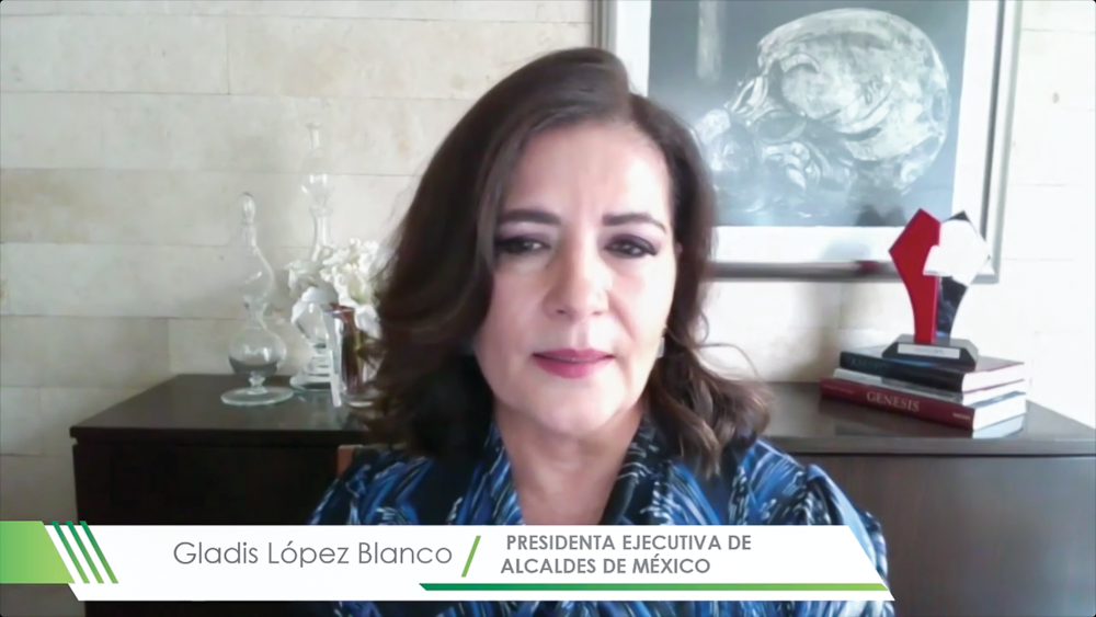 Gladis López Blanco, Presidenta Ejecutiva de Alcaldes de México.