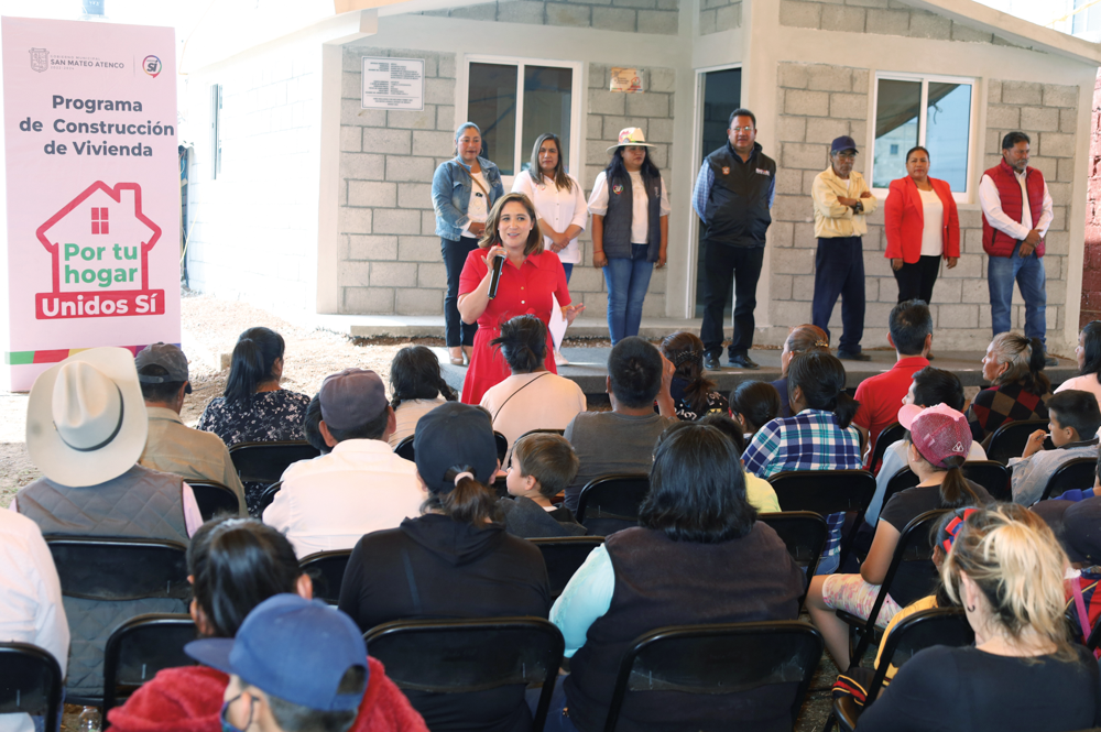 San Mateo Atenco construye vivienda para familias en pobreza extrema