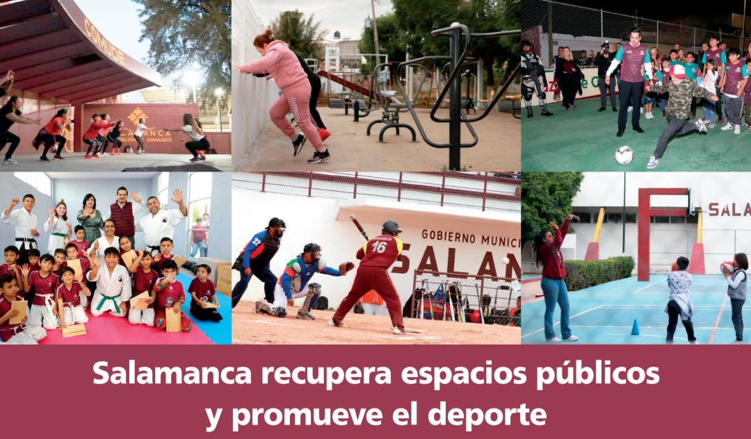Salamanca recupera espacios públicos y promueve el deporte