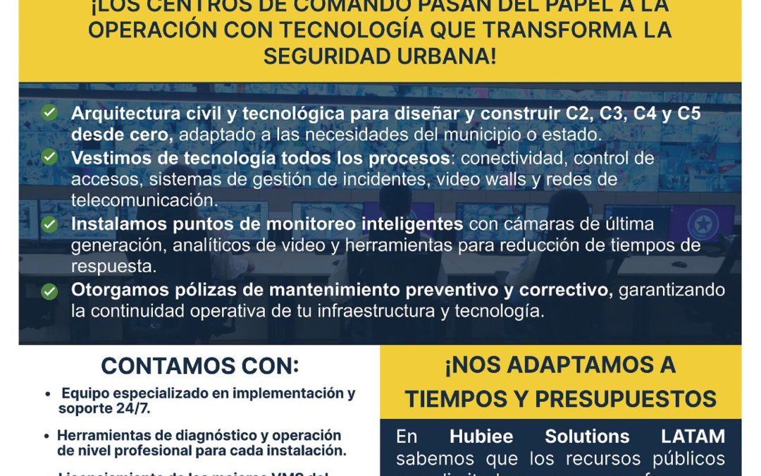 Hubiee - Tecnología Confiable Para Centros de Comando