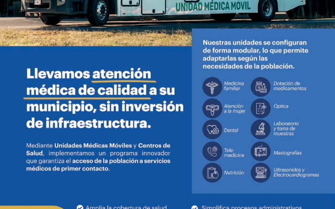 Antena Social - Llevamos Atención Médica de Calidad a su Municipio, Sin Inversión de Infraestructura