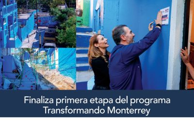 Finaliza primera etapa del programa Transformando Monterrey