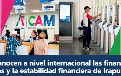 Reconocen a nivel internacional las finanzas sanas y la estabilidad financiera de Irapuato