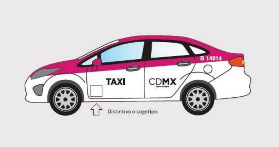 Taxis del DF serán color rosa