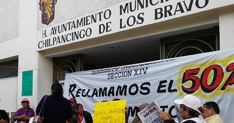 Sindicato toma ayuntamiento de Chilpancingo