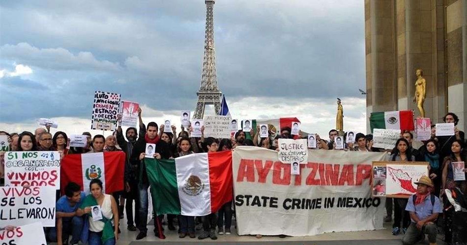 Solidaridad en México y el mundo por Ayotzinapa