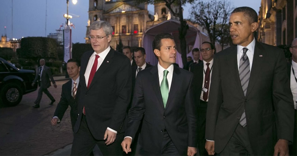 Malas relaciones de Canadá con México y EU
