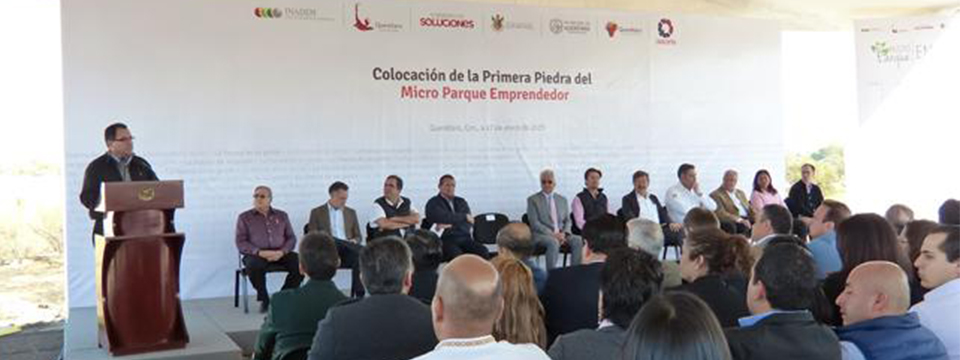 Comienza construcción de parque para emprendedores en Querétaro