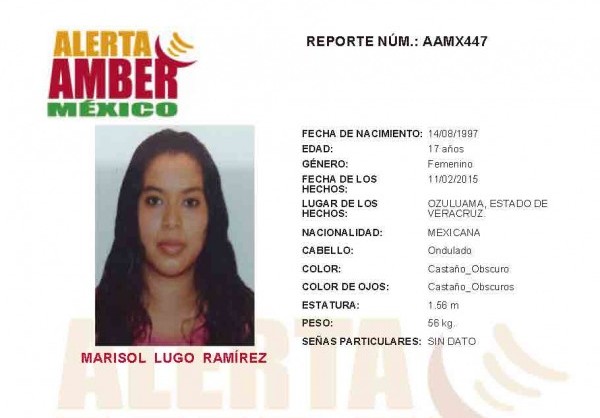 Marisol Lugo fue inducida a salirse de su hogar y se desconoce su paradero