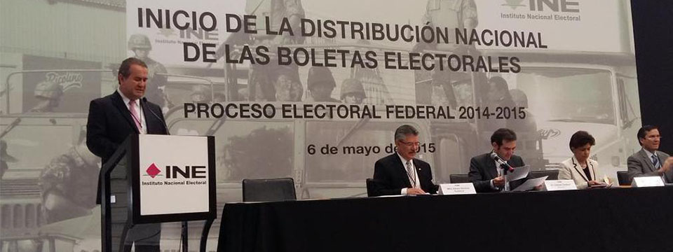 Inicia INE distribución de boletas electorales