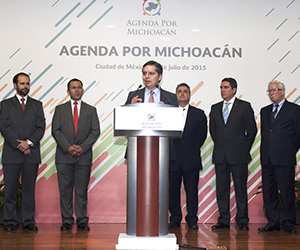Ratifica Aureoles en SEGOB Agenda por Michoacán