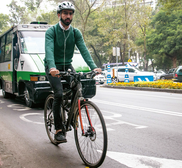 Mexicanos no se sienten seguros en bici