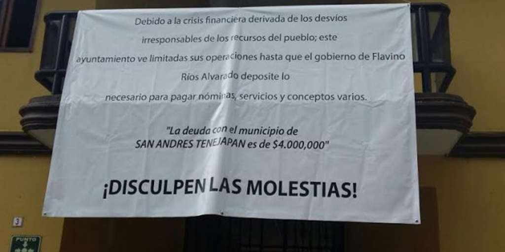 Incumple gobierno de Veracruz con el depósito de recursos a municipios; cierran cuatro ayuntamientos
