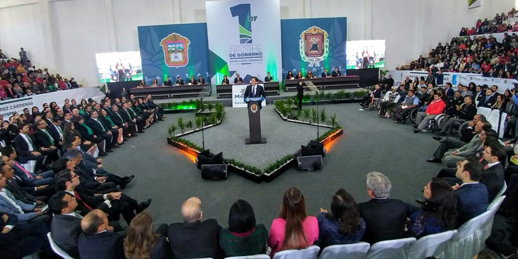 Metepec vuelve a brillar: David López Cárdenas en su primer informe de gobierno