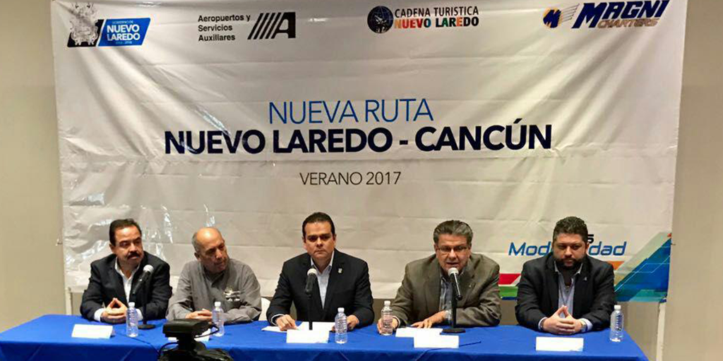 Turistas de Nuevo Laredo estrenarán vuelo directo a Cancún