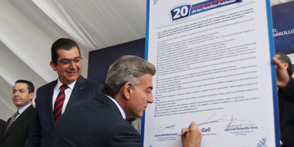 Antonio Gali presenta 20 acciones para fortalecer la economía poblana