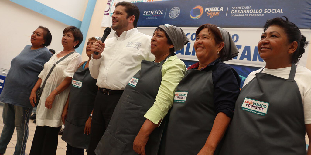 Fortalece Sedesol Comedores Comunitarios en Puebla