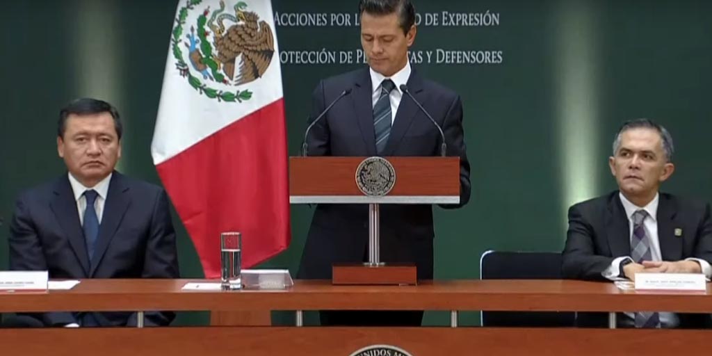 Peña Nieto y Conago presentan acciones para protección de periodistas
