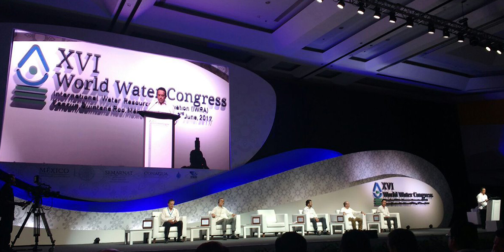 Vinculan tecnología y políticas públicas en Congreso Mundial del Agua en Cancún