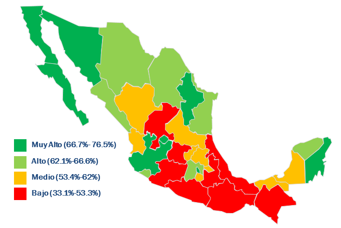 Internet en México refleja la división entre un país más y menos desarrollado