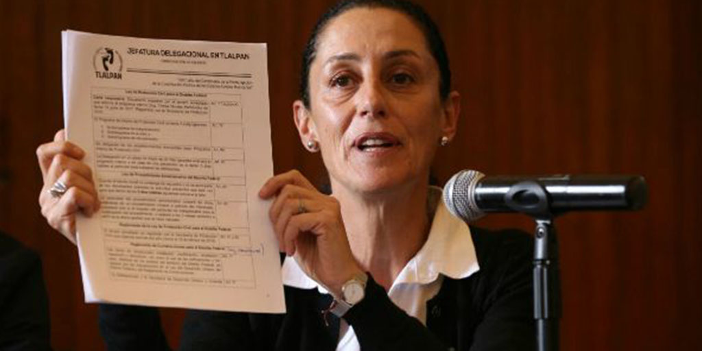 Documentos falsos del colegio Rébsamen son responsabilidad de Invea: Sheinbaum