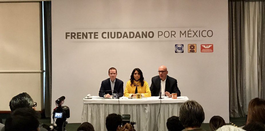 Frente Ciudadano conformará coalición por la presidencia de México