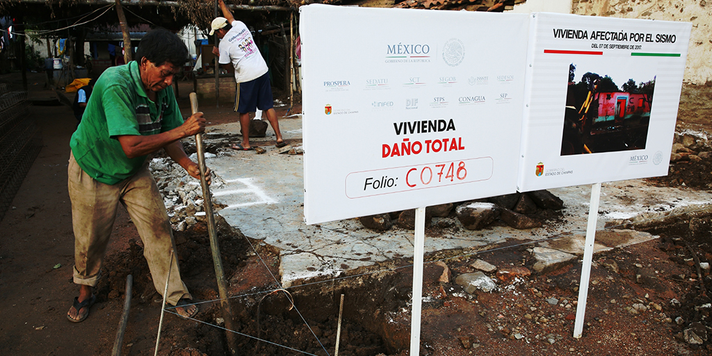 Sedesol y constructoras acuerdan estrategia para agilizar reconstrucción en Chiapas