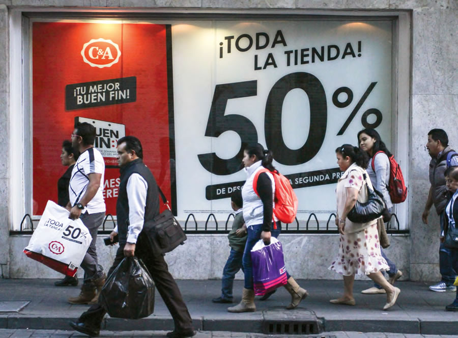 Mexicanos gastan menos en El Buen Fin