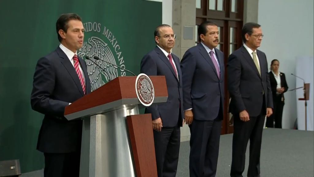 Peña Nieto realiza cambios en su Gabinete