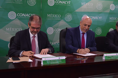 La CDMX y Conacyt firman convenio para impulsar la apropiación pública de la ciencia