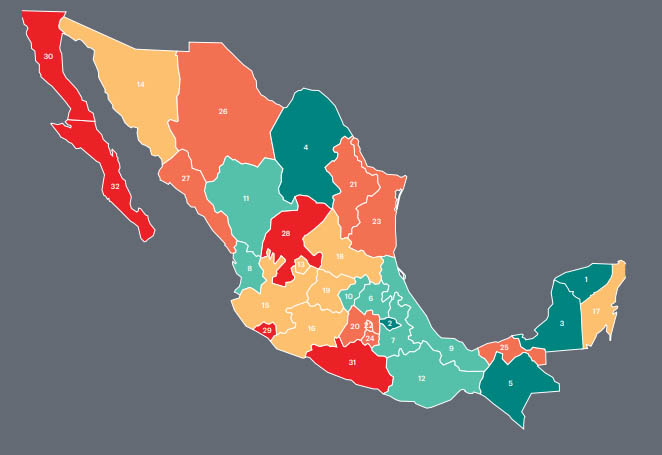 Paz en México se deteriora: violencia costó 21% del PIB en 2017