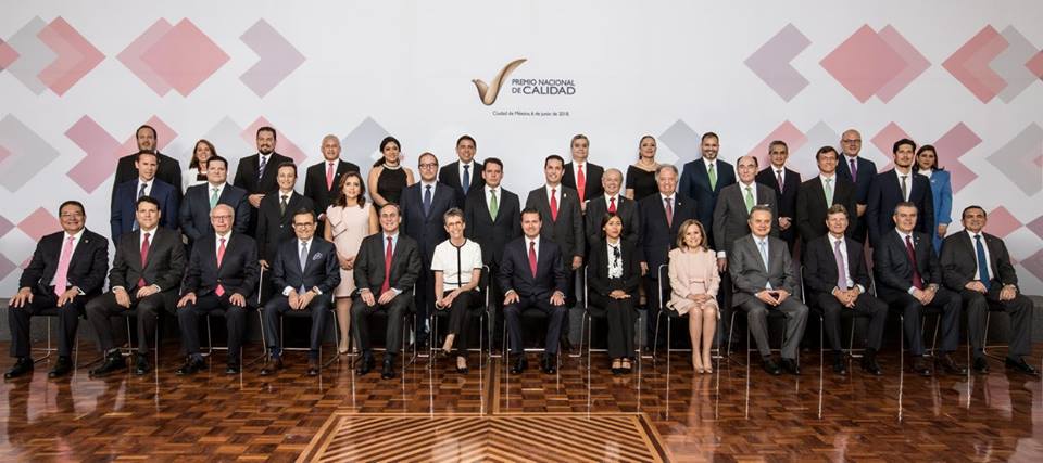 Reconoce Peña Nieto a empresas con el 28° Premio Nacional de Calidad