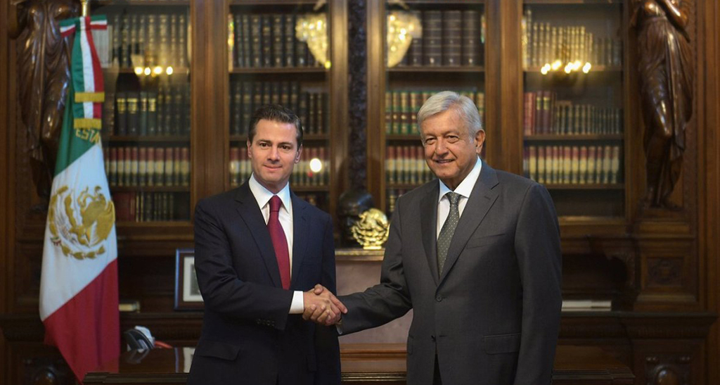 Se reúne EPN con López Obrador en Palacio Nacional