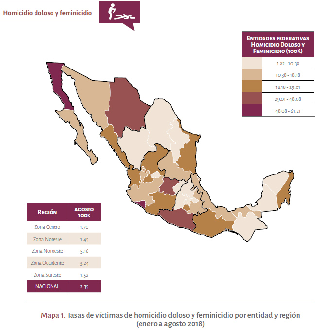 Cerrará 2018 con la mayor tasa de homicidio del México moderno: Observatorio Nacional Ciudadano