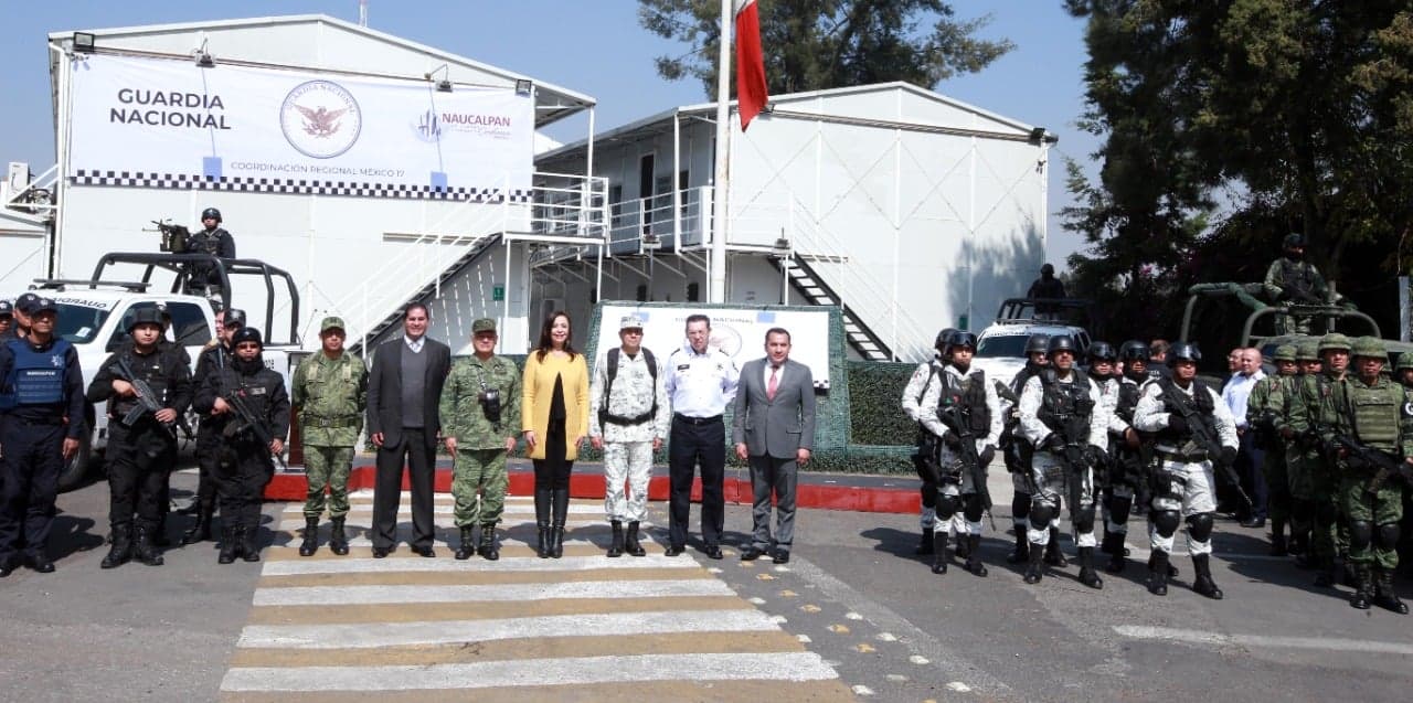 Llega Guardia Nacional a Naucalpan