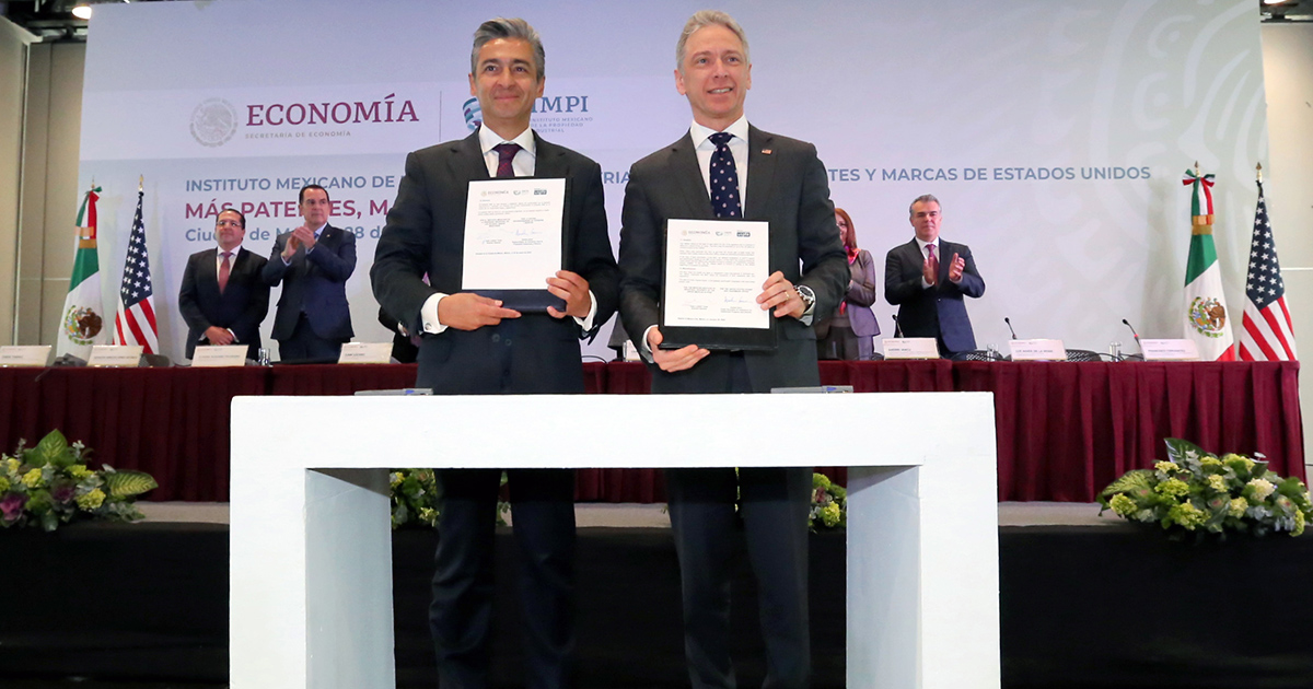 México y EEUU firman el primer acuerdo en gestión y otorgamiento de patentes