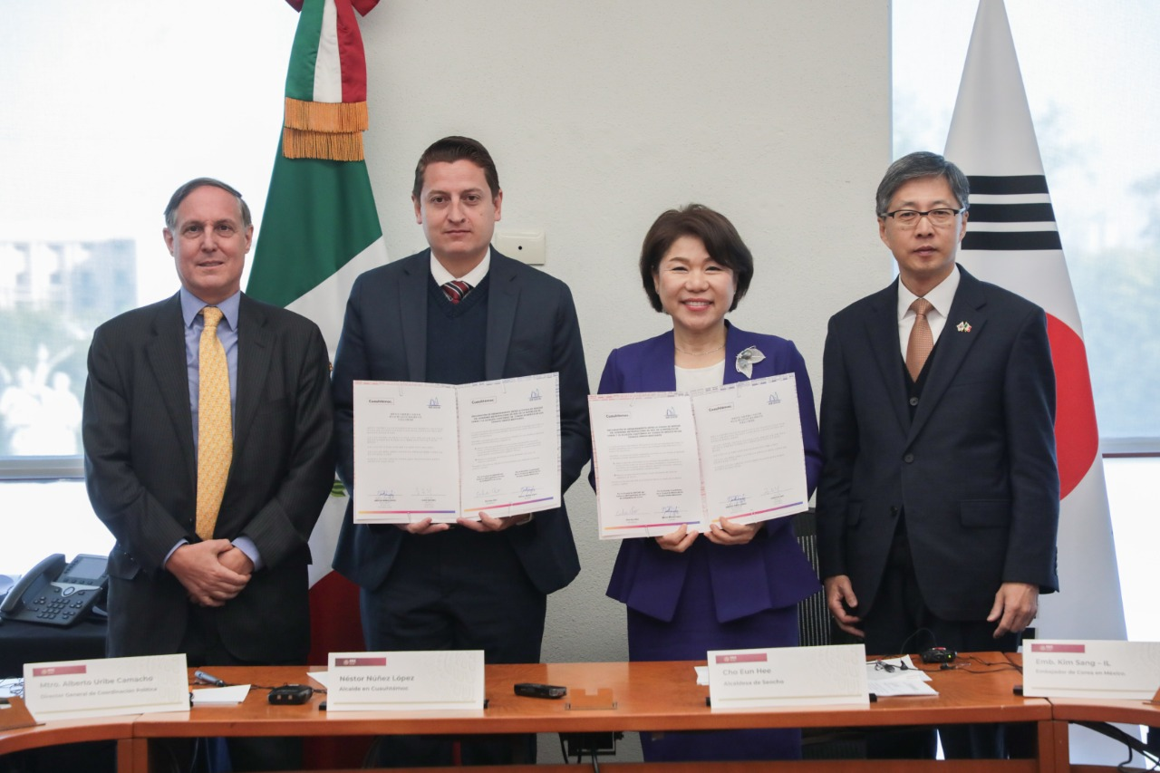 Alcaldía Cuauhtémoc y ciudad coreana de Seocho firman acuerdo de hermanamiento