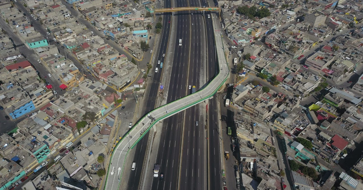 CDMX inaugura puente vehicular que conecta la alcaldía Iztapalapa con Los Reyes La Paz en el Edomex
