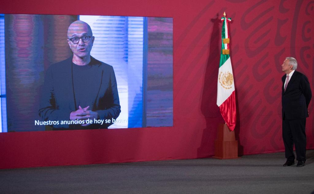 Microsoft invertirá mil 100 mdd en plan Innovar por México