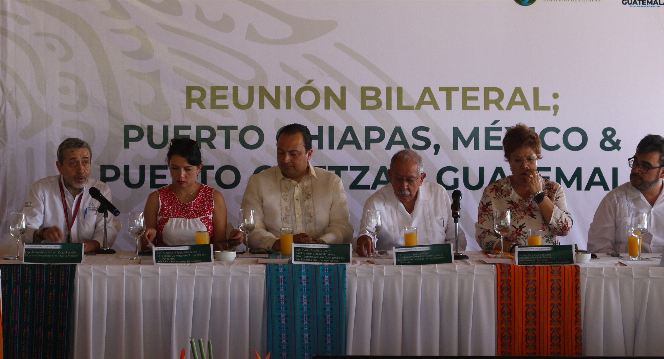 México y Guatemala acuerdan impulsar el Transporte Marítimo de Corta Distancia