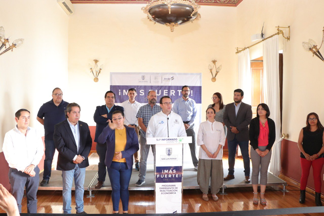 Municipio de SLP presenta programa emergente de reactivación económica