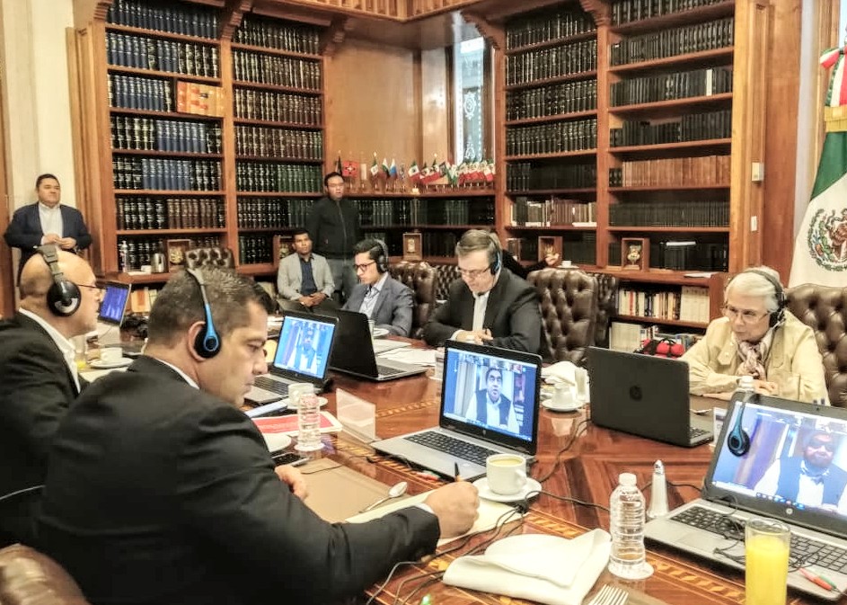 Gobierno federal realiza reunión virtual con gobernadores del país por lucha contra el Covid-19