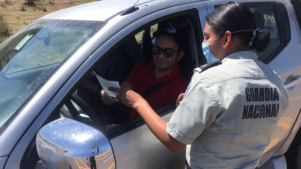 Guardia Nacional fortalece medidas sanitarias en apoyo a autoridades locales